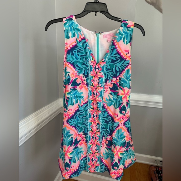 Lilly Pulitzer Tanya Romper Sesside - Picture 1 of 13